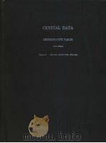 CRYSTAL DATA DETERMINATIVE TABLES Third Edition  Volume 6：ORGANIC COMPOUNDS 1979-1981  CUBIC（ PDF版）