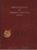 REFERENCE GUIDE TO AMERICAN LITERATURE PDF电子版封面
