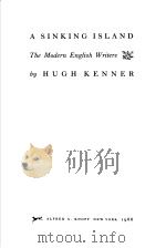 A Sinking Island PDF电子版封面