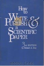 How to Write Publish and a scientific-paper PDF电子版封面 0521365724