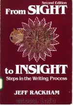 From Sight to Insight:Steps in the Writing Process PDF电子版封面 0030624444