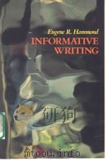 INFORMATIVE WRITING PDF电子版封面 0070258910