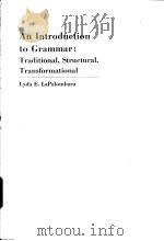An Introduction to Grammar PDF电子版封面