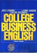 COLLEGE BUSINESS ENGLISH PDF电子版封面