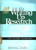 Writing Up Research PDF电子版封面