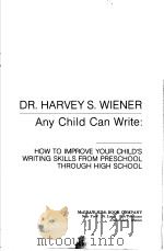 Any Child Can Write PDF电子版封面 0070690359