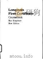 Longman First Certificate PDF电子版封面