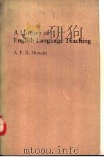 A History of English Language Teaching PDF电子版封面