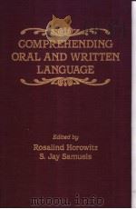 COMPREHENDING ORAL AND WRITTEN LANGUAGE PDF电子版封面 0123561108