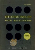 EFFECTIVE ENGLISH FOR BUSINESS PDF电子版封面