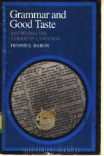 Grammar and Good Taste（ PDF版）