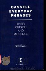 CASSELL EVERYDAY PHRASES PDF电子版封面 7506215098