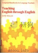 Teaching English through English PDF电子版封面