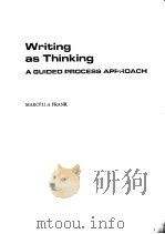 Writing as Thinking PDF电子版封面