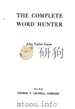THE COMPLETE WORD HUNTER（ PDF版）