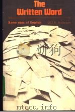 The Written Word PDF电子版封面
