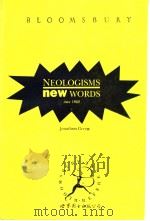 NEOLOGISMS NEW WORDS PDF电子版封面