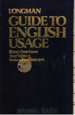 LONGMAN GUIDETO ENGLISH USAGE PDF电子版封面