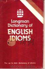 Longman Dictionary of English Idioms PDF电子版封面