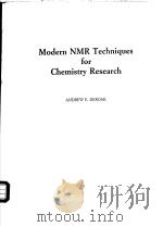 MODERN NMR TECHNIQUES FOR CHEMISTRY RESEARCH（1987 PDF版）