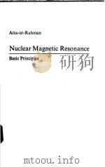 NUCLEAR MAGNETIC RESONANCE 1986 PDF电子版封面 0387962433