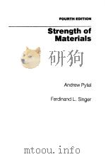 Strength of Materials PDF电子版封面 0060453133 Andrew Pytel Ferdinald L.Sing