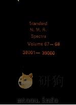 Standard N.M.R.Spectra Volume 67-68 38001-39000 PDF电子版封面