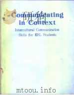Commicating in Context PDF电子版封面