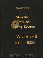 Standard Infrared Grating Spectra Volumes 7-8 PDF电子版封面