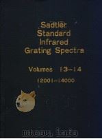 Standard Infrared Grating Spectra Volumes 13-14 PDF电子版封面