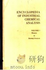 ENCYCLOPEDIA OF INDUSTRIAL CHEMICAL ANALYSIS VOLUME 7（ PDF版）