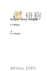 Isodyne Stress Analysis PDF电子版封面