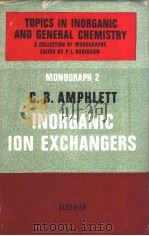 INORGANIC ION EXCHANGERS PDF电子版封面