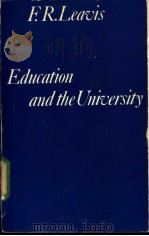 Education and the University     PDF电子版封面  0521295734   
