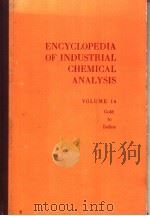 ENCYCLOPEDIA OF INDUSTRIAL CHEMICAL ANALYSIS VOLUME 14（ PDF版）