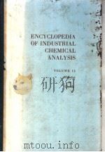 ENCYCLOPEDIA OF INDUSTRIAL CHEMICAL ANALYSIS VOLUME 13（ PDF版）