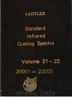 Sadtler Standard Infrared Grating Spectra Volume 21-22 PDF电子版封面
