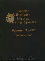 Sadtler Standard Infrared Grating Spectra Volume 31-32 PDF电子版封面