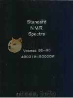Standard N.M.R. Spectra Volumes 89-90 PDF电子版封面