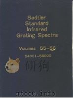 Sadtler Standard Infrared Grating Spectra Volumes 55-56 PDF电子版封面