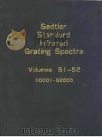 Sadtler Standard Infrared Grating Spectra Volumes 51-52 PDF电子版封面