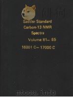 Sadtler Standard Carbon-13 NMR Spectra Volume 81-85 PDF电子版封面