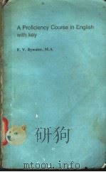 A Proficiency Course in English With key（ PDF版）