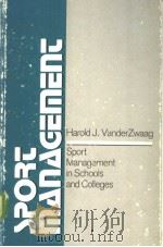 SPORT MANAGEMENT IN SCHOOLS AND COLLEGES（ PDF版）