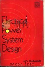 Electrical Power Systems Design PDF电子版封面 0074515756