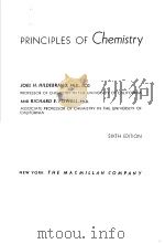 PRINCIPLES OF CHEMISTRY PDF电子版封面