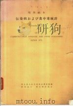 传染病およぴ食中毒统计 昭和45年 昭和46年11月 PDF电子版封面 厚生省大臣官房统计调查部编集