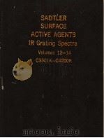 SADTLER SURFACE ACTIVE AGENTS IR Grating Spectra Volumes 12-14 PDF电子版封面
