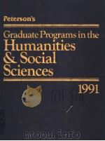Petersons Graduate Programs in the Humanities & Social Science 1991 PDF电子版封面