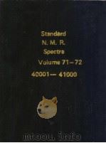Standard N.M.R. Spectra Volume 71-72 PDF电子版封面